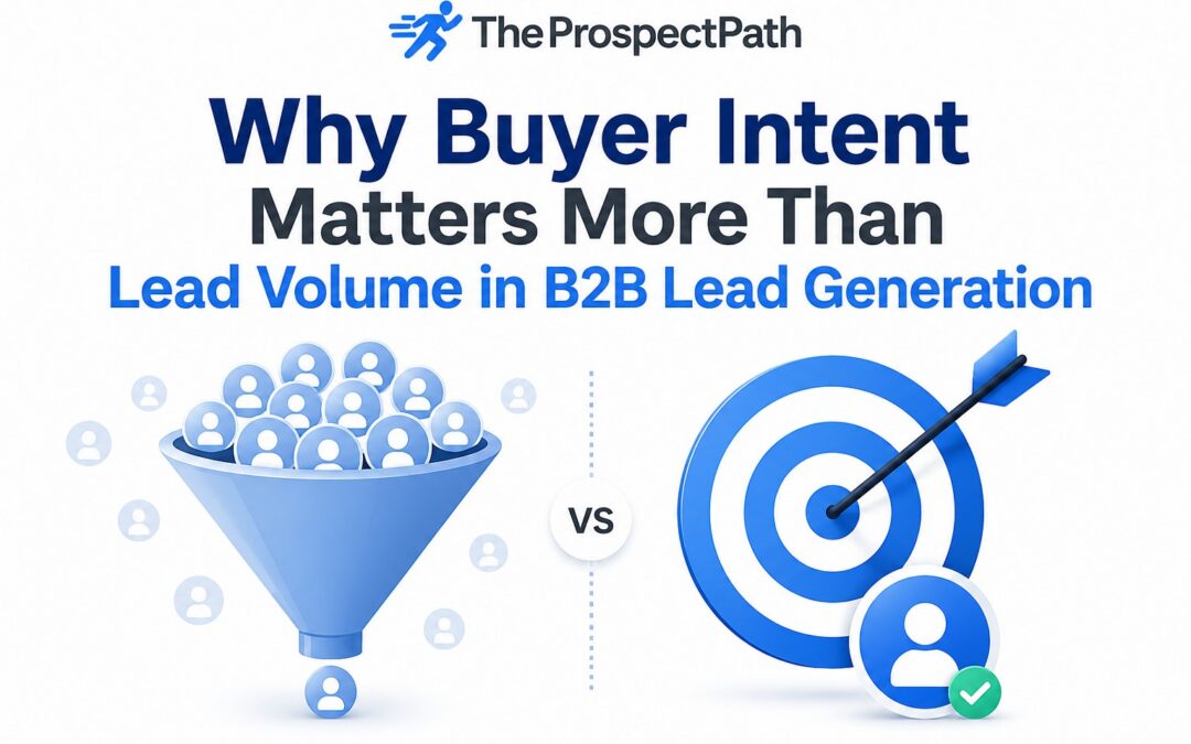 Why Buyer Intent Matters More Than Lead Volume in B2B Lead Generation