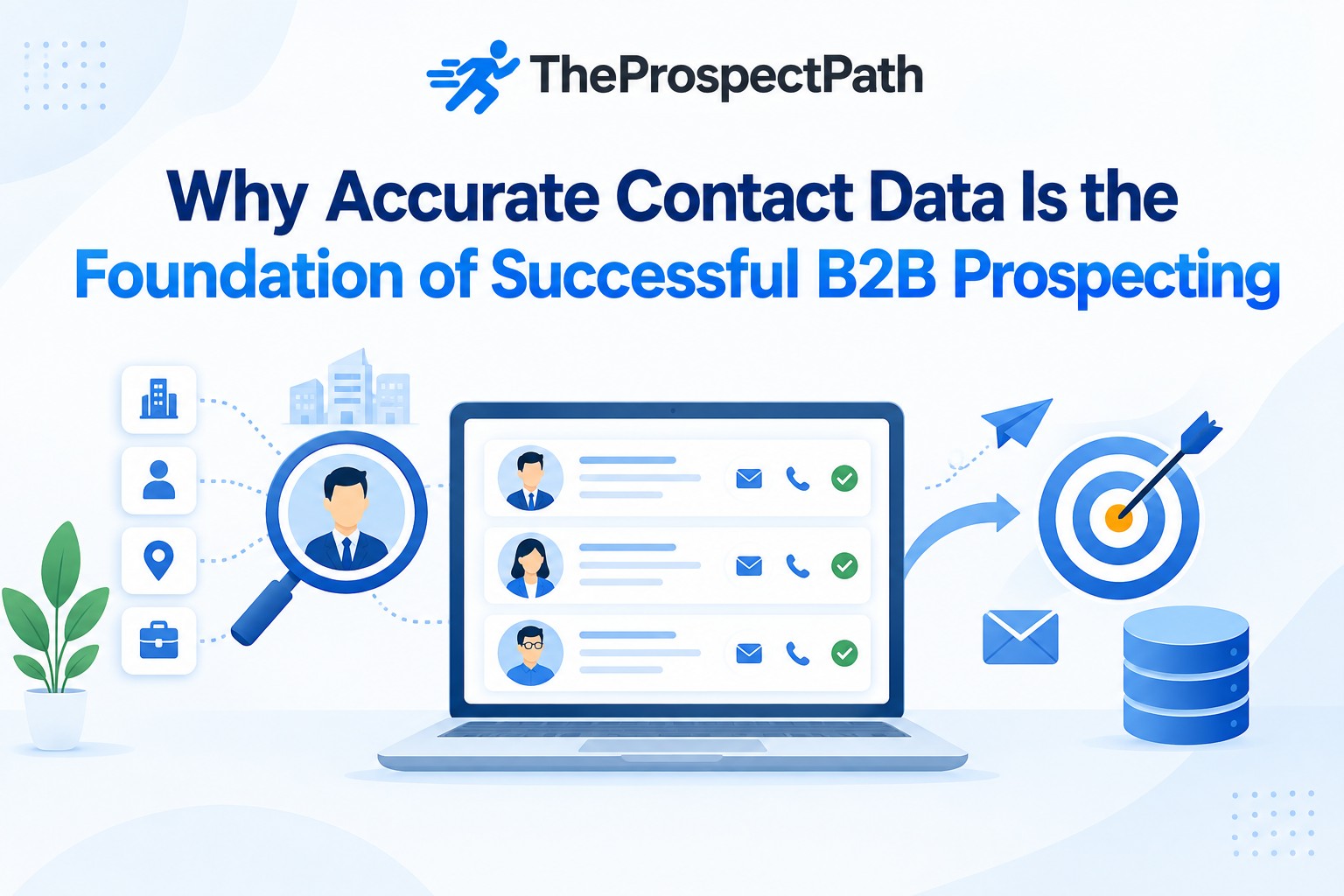 Why Accurate Contact Data Is the Foundation of Successful B2B Prospecting B2B contact database
